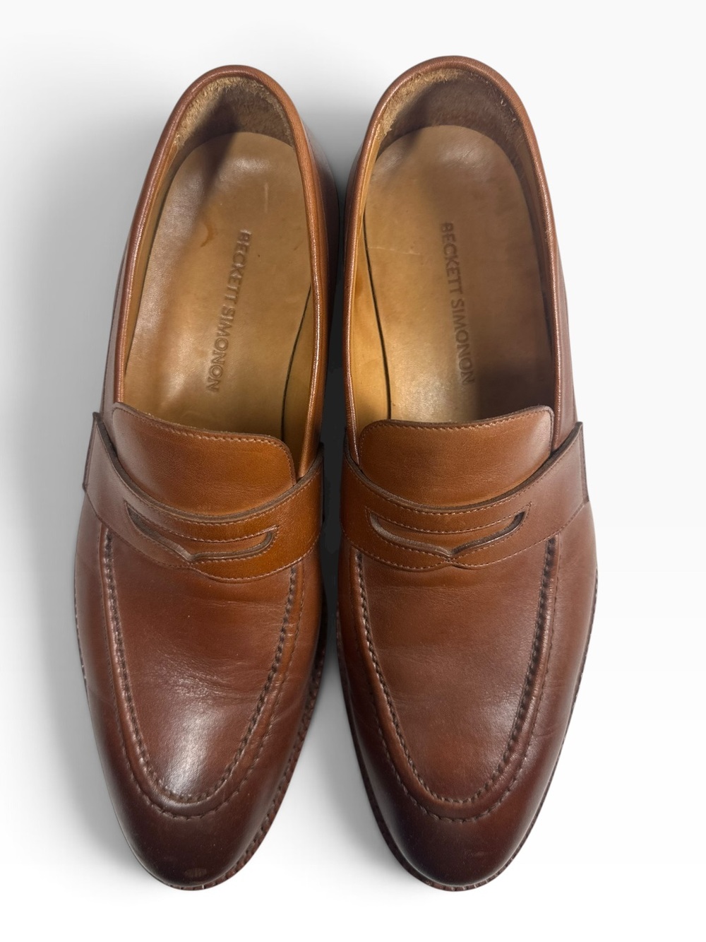 BECKETT SIMONSON Men's 8.5 Slip on Leather loafter